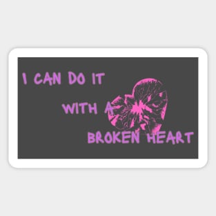 Broken Hearts Sticker